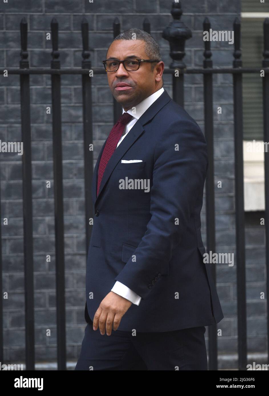 Datei Foto vom 16/10/19 von James Cleverly, der zum Bildungsminister ernannt wurde. Ausgabedatum: Donnerstag, 7. Juli 2022. Stockfoto