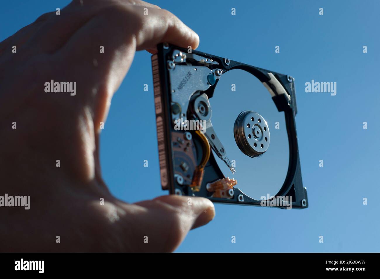 Festplatte des Computers Stockfoto