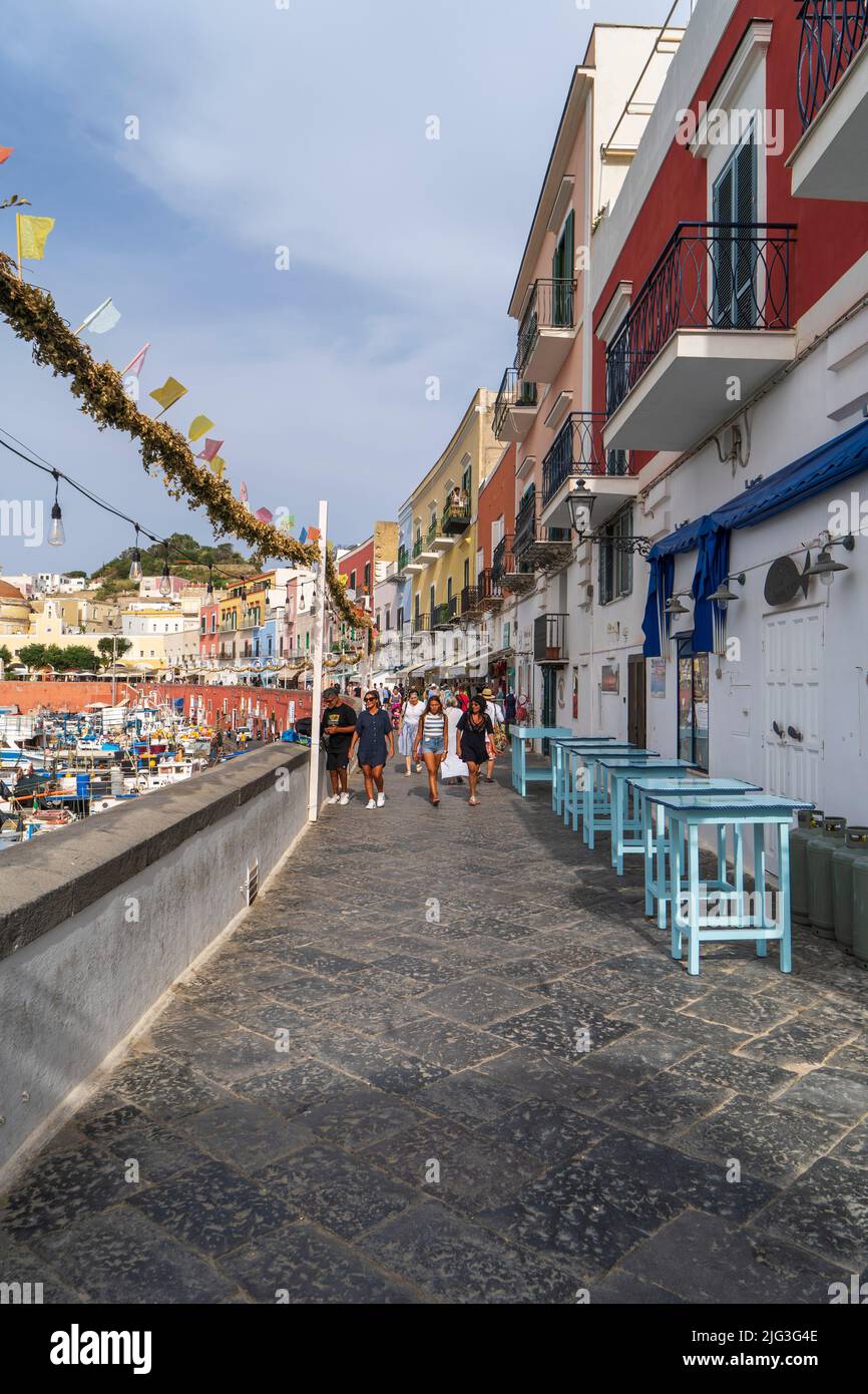 Wandern in Ponza, Latium, Italien, Europa Stockfoto