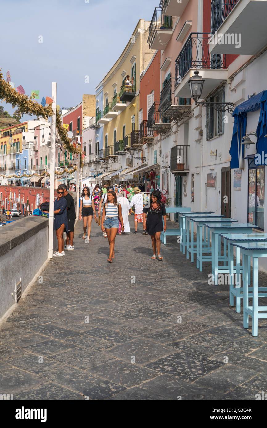 Wandern in Ponza, Latium, Italien, Europa Stockfoto