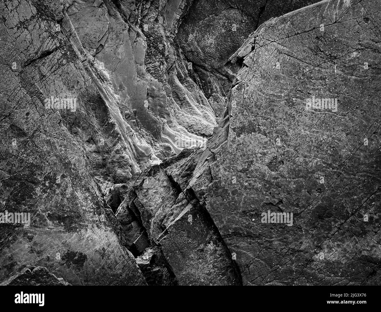 Coastal Rock-Details Stockfoto