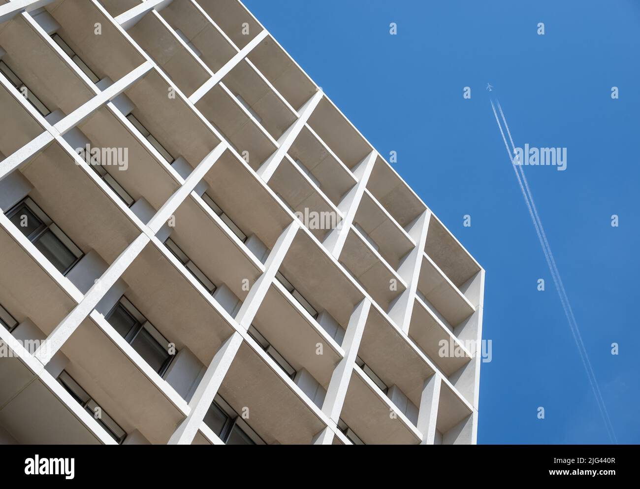 London, England, Großbritannien - Paul Marshall-Gebäude für die London School of Economics von Grafton Architects Stockfoto