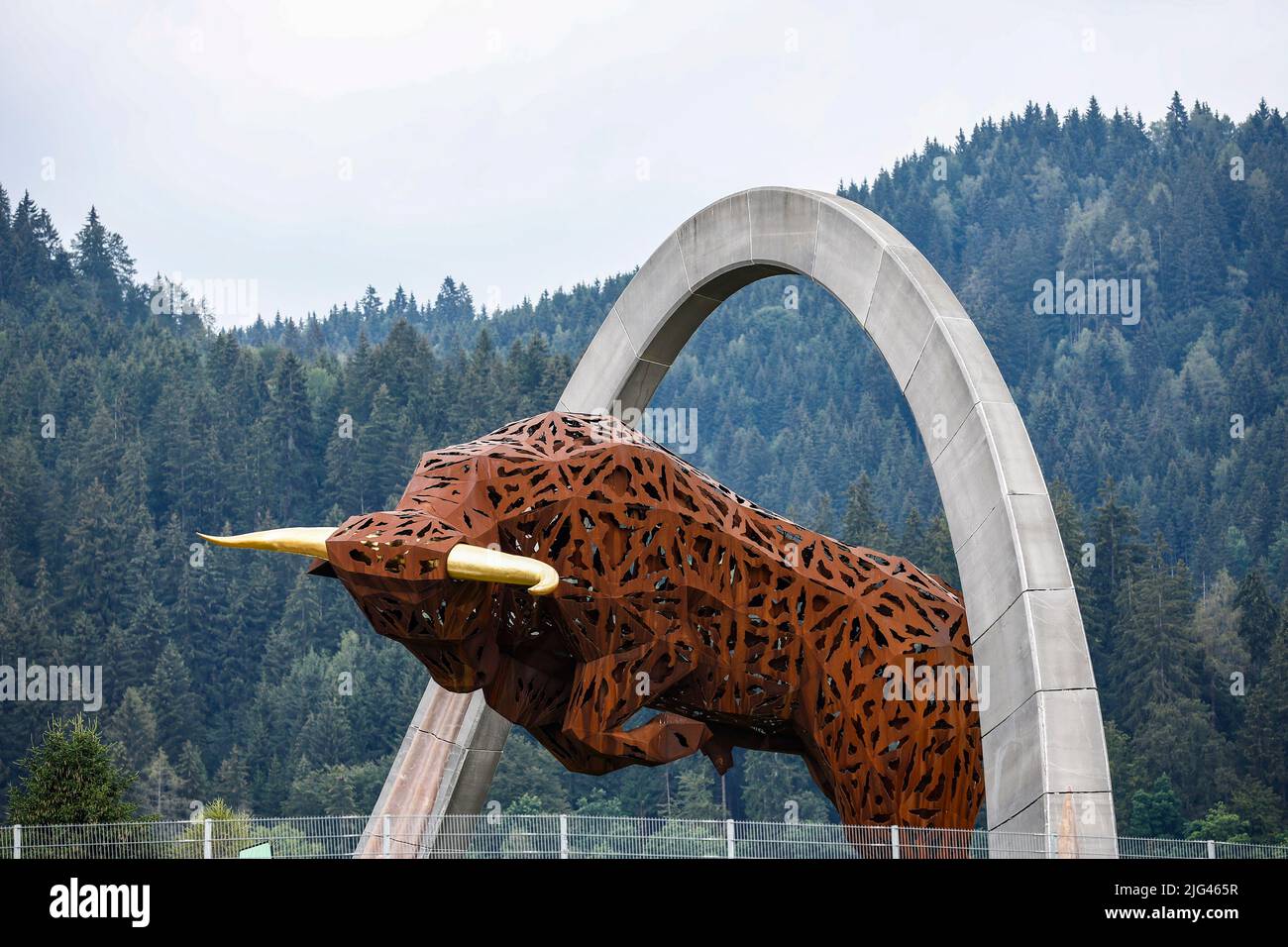 Spielberg, Österreich. 7.. Juli 2022. Track Impression, F1 Grand Prix of Austria beim Red Bull Ring am 7. Juli 2022 in Spielberg, Österreich. (Foto von HIGH TWO) Quelle: dpa/Alamy Live News Stockfoto