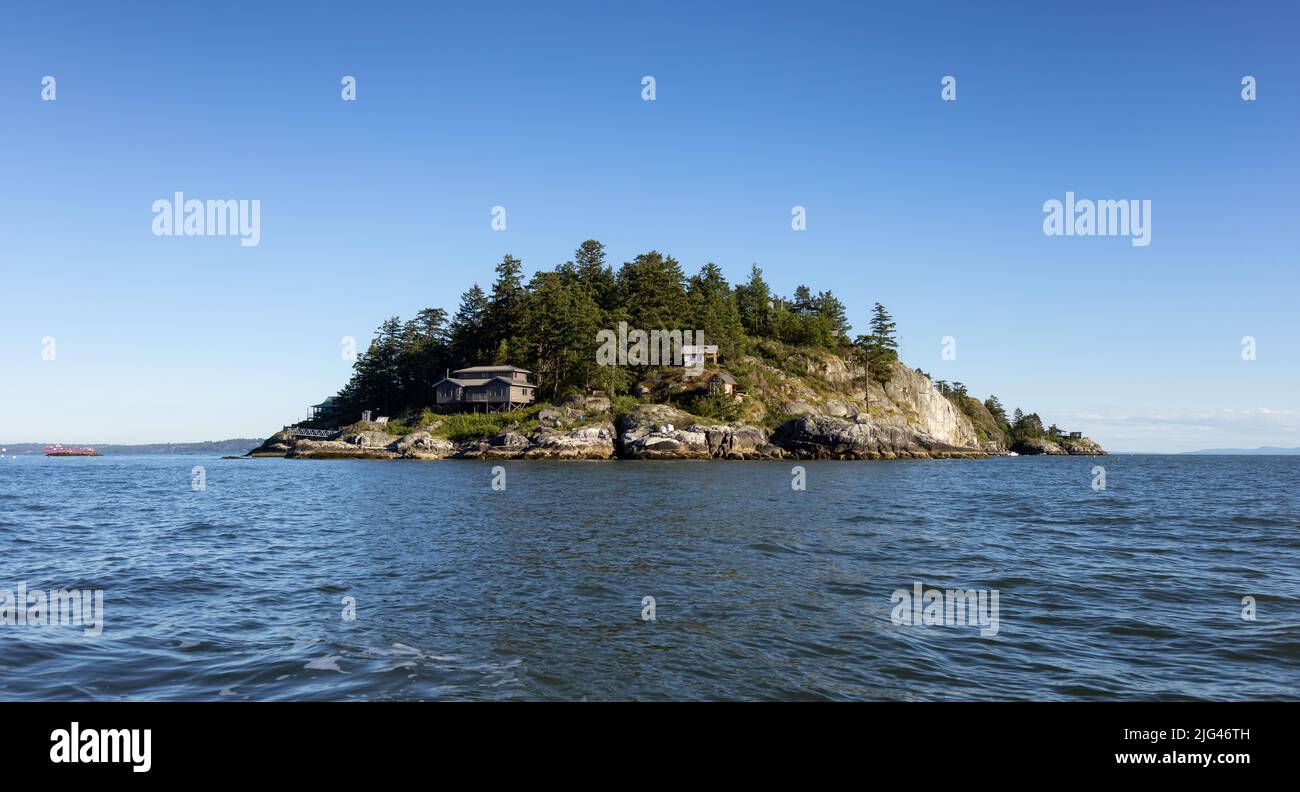 Passage Island in Howe Sound in der Nähe von West Vancouver, British Columbia, Kanada Stockfoto