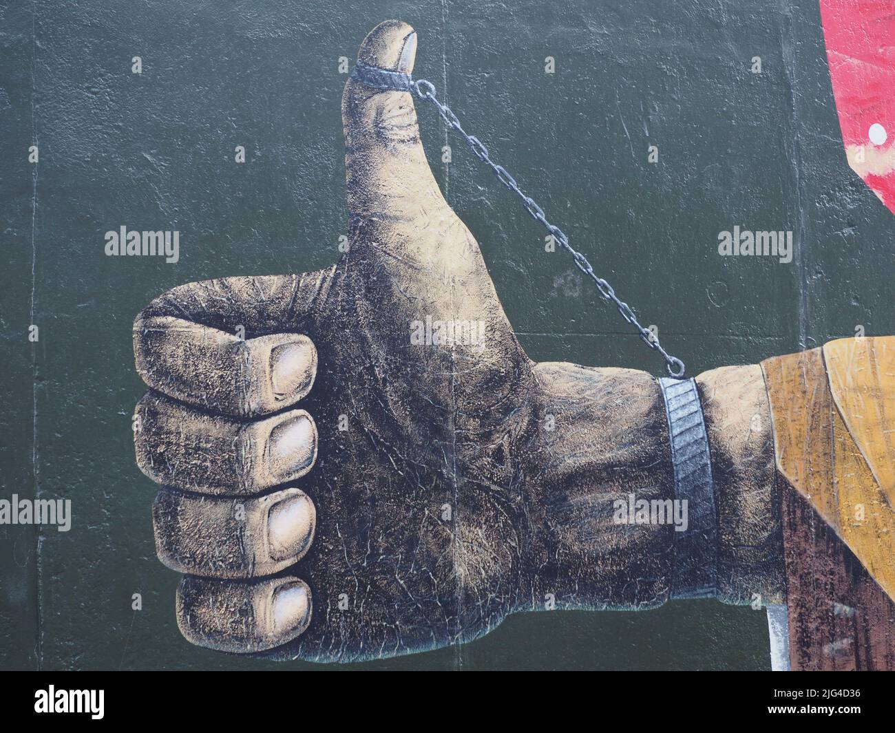 Berliner Mauer Stockfoto