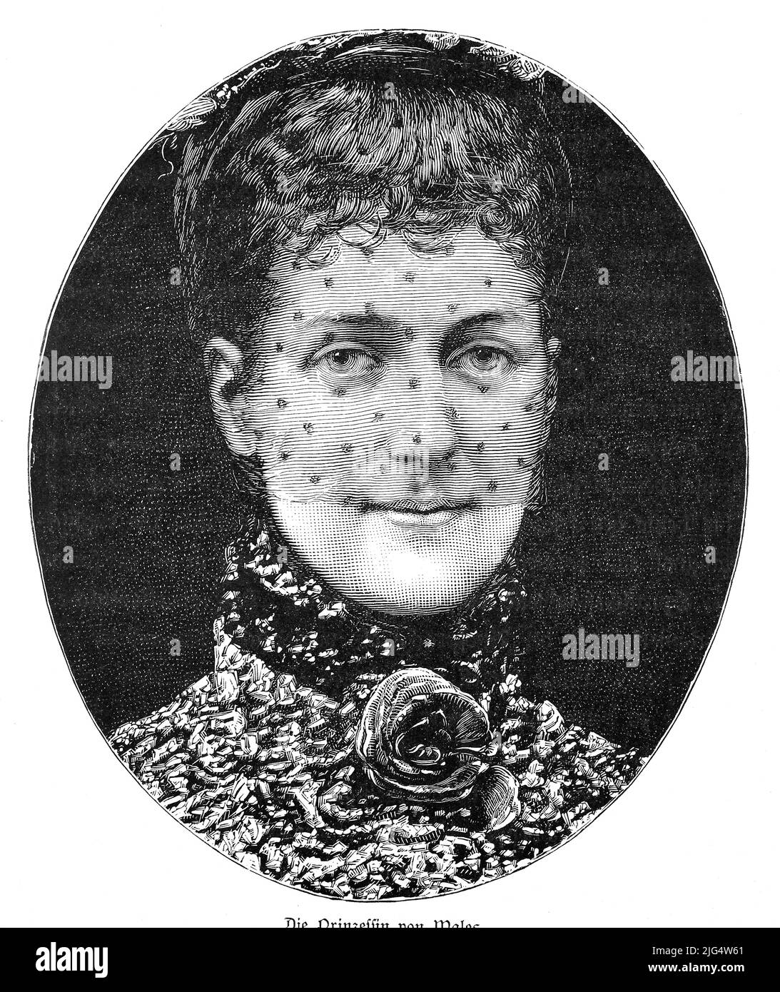 Alexandra Caroline Marie Charlotte Louise Julia von Dänemark, 1. Dezember 1844 - 20. November 1925, Prinzessin von Wales, digital restaurierte Reproduktion einer Originalvorlage aus dem 19. Jahrhundert, genau Originaldatum nicht bekannt / Alexandra Caroline Marie Charlotte Louise Julia von Dänemark, 1. Dezember 1844 - 20. November 1925, Prinzessin von Wales, digital restaurierte Reproduktion eines 19.. Jahrhunderts Originals, genaues Originaldatum unbekannt Stockfoto