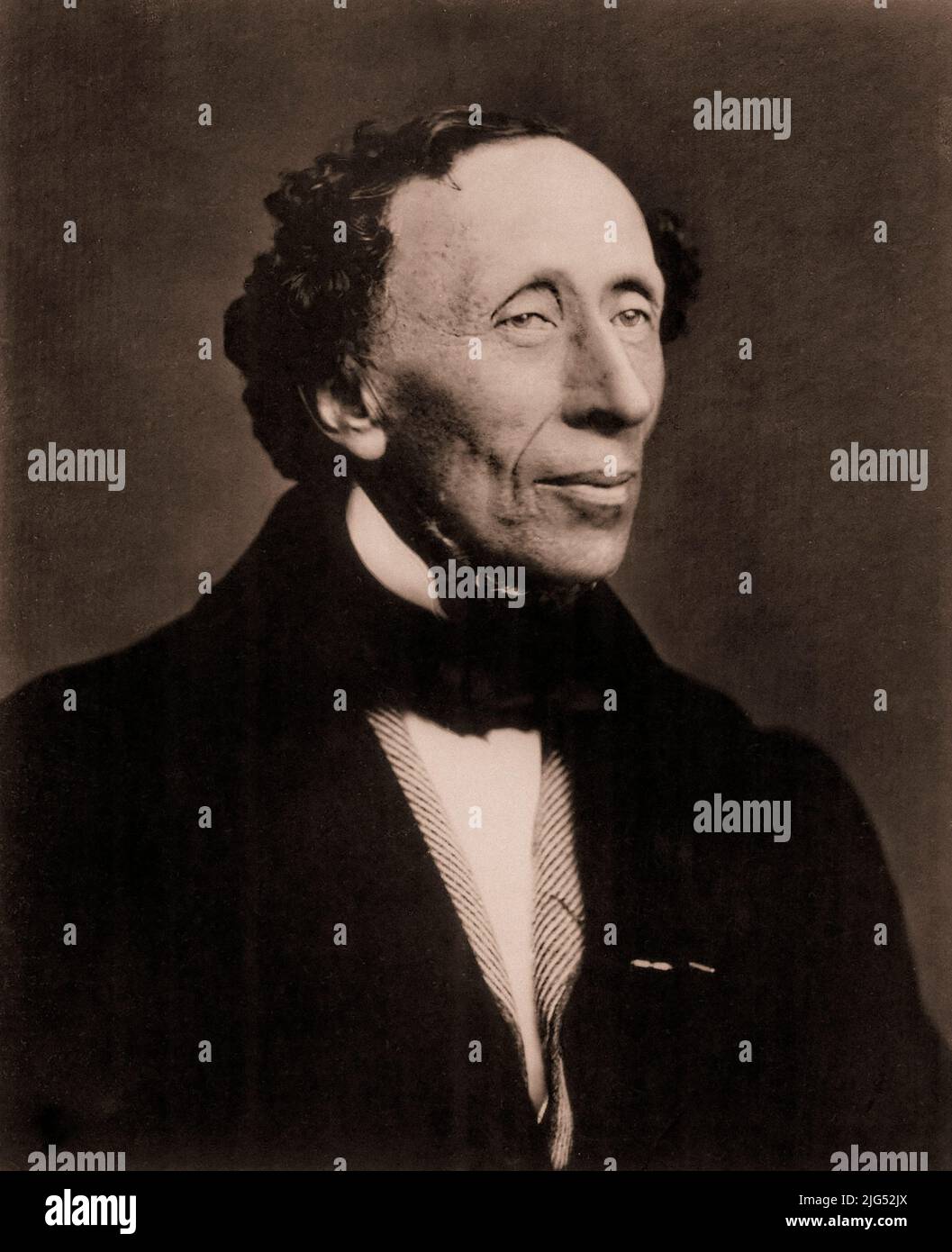 Hans Christian Andersen Schriftsteller der Geschichten Stockfoto