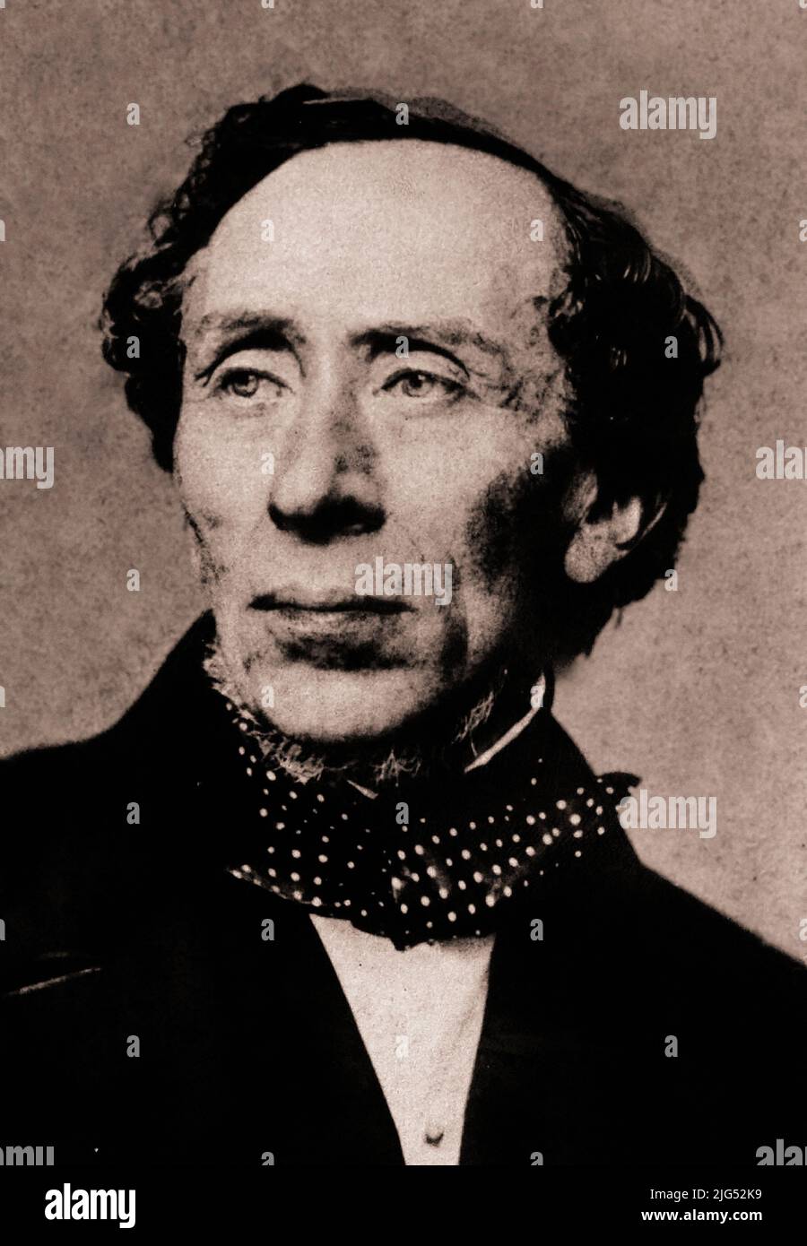 Hans Christian Andersen Schriftsteller der Geschichten Stockfoto