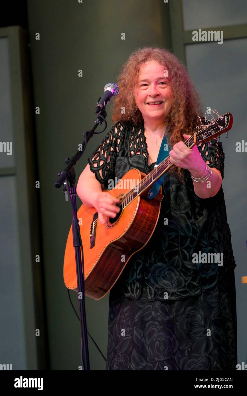 Konzert, Colleen Eccleston, The Ecclestons, Butchart Gardens, Brentwood Bay, Greater Victoria, British Columbia, Kanada Stockfoto