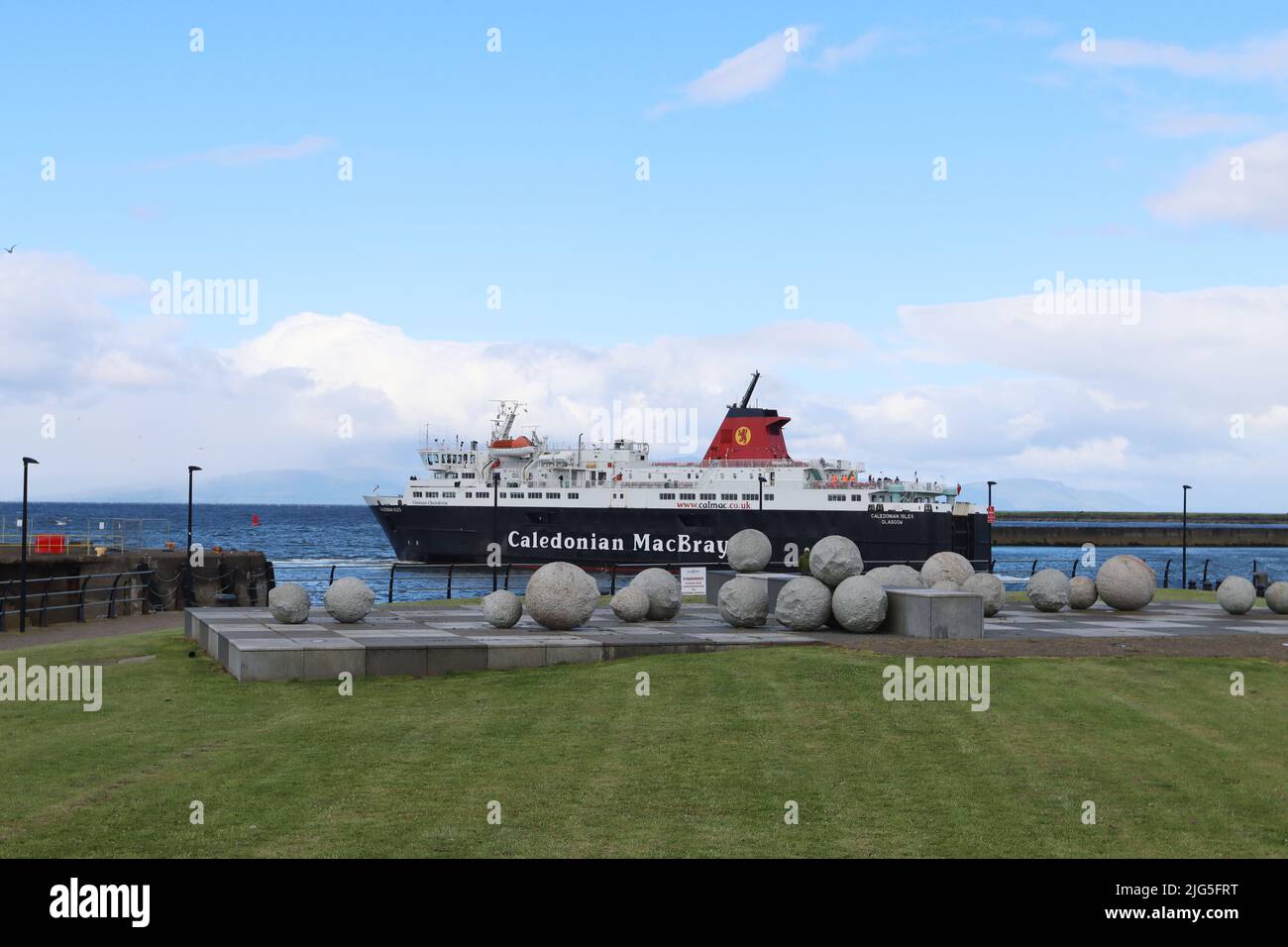 Ardrossan, Caledonian MacBrayne Schottland Stockfoto