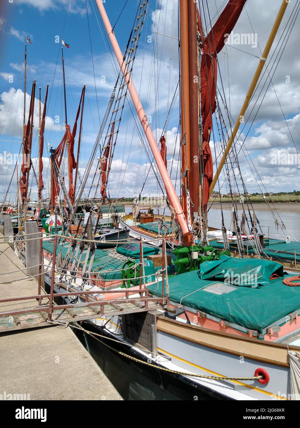 Hythe Kai Maldon Stockfoto