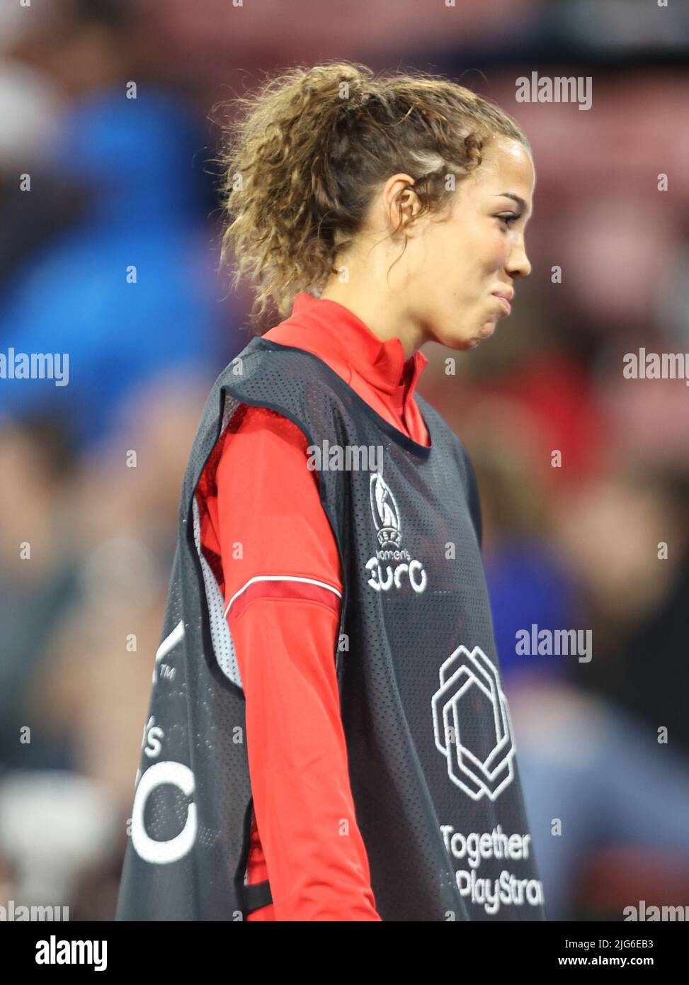 SOUTHAMPTON ENGLAND - JULI 07 : Celin Bizet Ildhusoy aus Norwegen während des Finalturniers der European Women's Championship 2022 der Gruppe A zwischen Norwegen aga Stockfoto