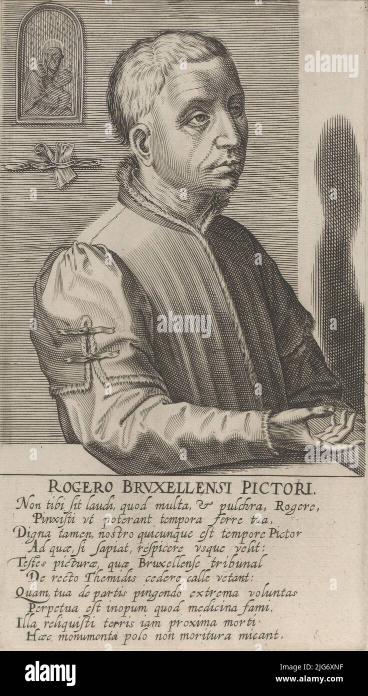 Roger van der Weyden der Jüngere, aus der Serie Pictorum aliquot Cebrium.., ca. 1610. Stockfoto