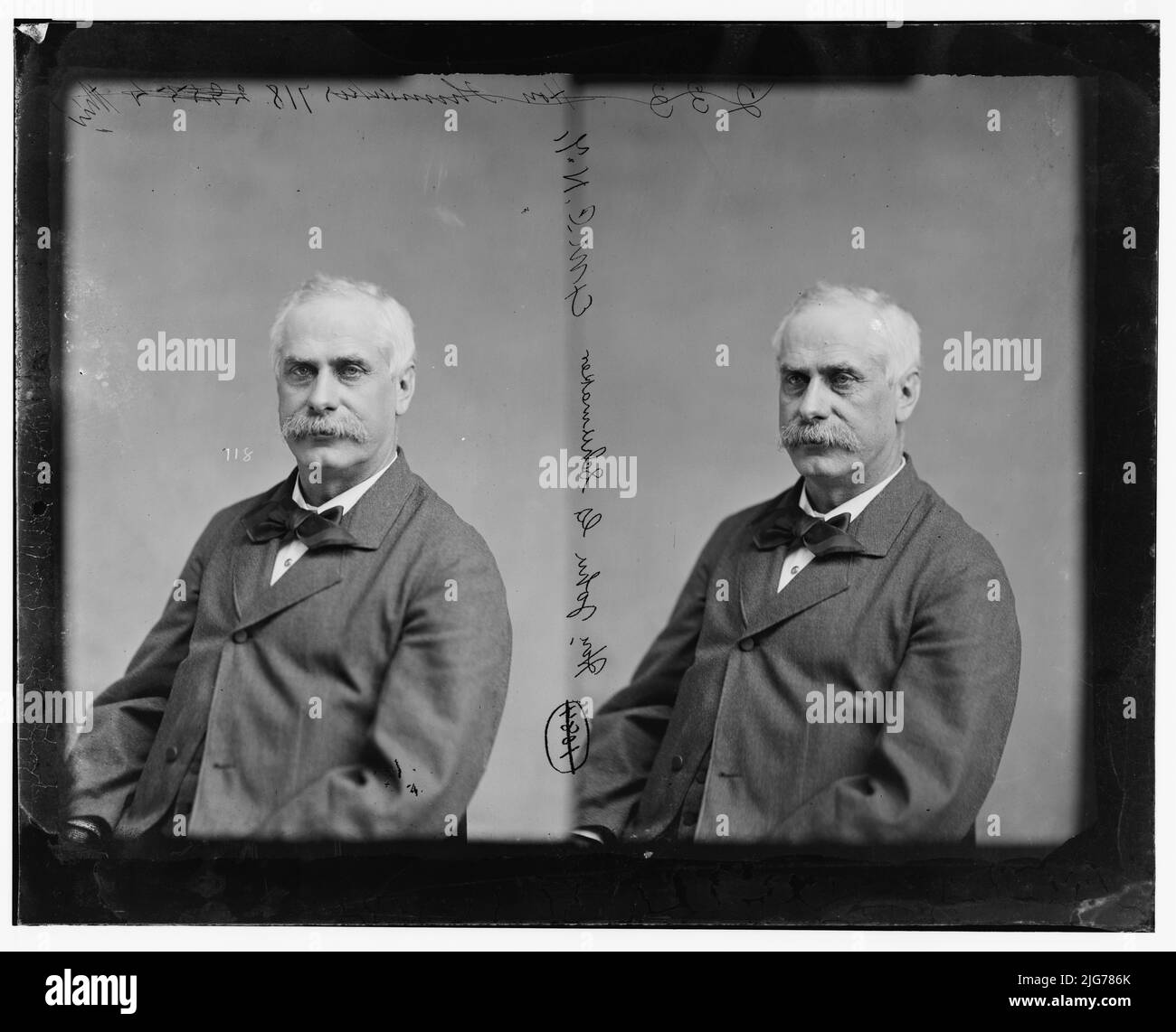 John Godfrey Schumaker aus New York, 1865-1880. Schumaker, Hon. John Godfrey aus New York, zwischen 1865 und 1880. [Politiker und Anwalt]. Stockfoto