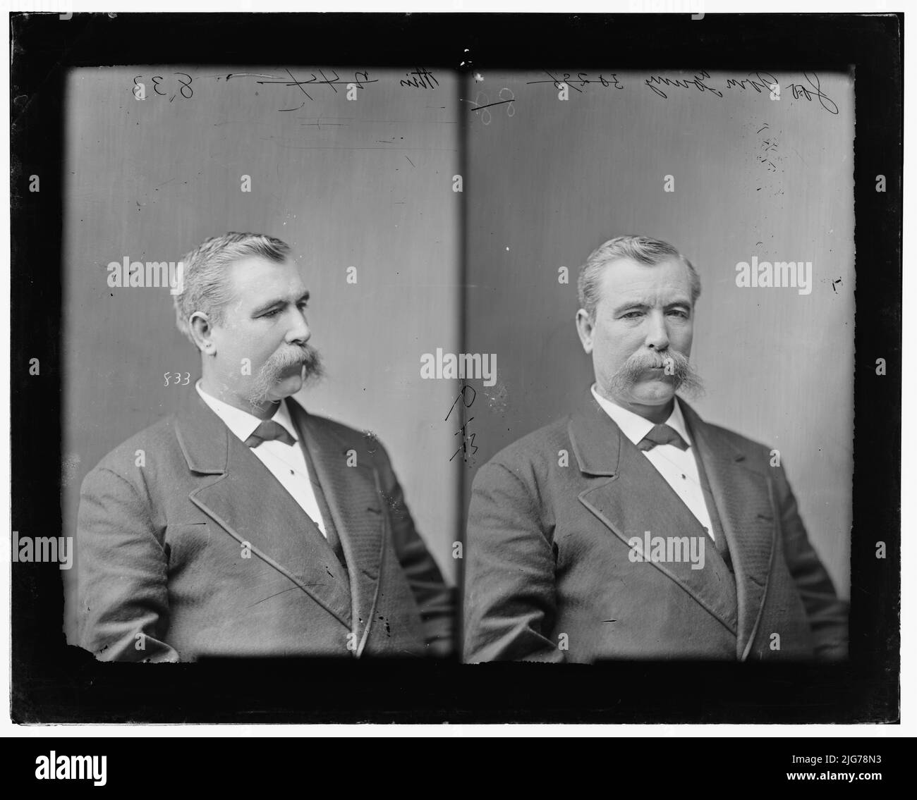 Thomas Lowry Young aus Ohio, 1865-1880. Young, Hon. Thomas Lowry aus Ohio. Major in 118. Ohio Inf., zwischen 1865 und 1880. Young, Hon. Thomas L. of Ohio, Major in 118. Regt. Ohio Vol. Inf. Oberst 1861, zwischen 1865 und 1880. [Major in der 118. Ohio Infanterie der Union Army; zum Oberst befördert; Gouverneur von Ohio]. Stockfoto