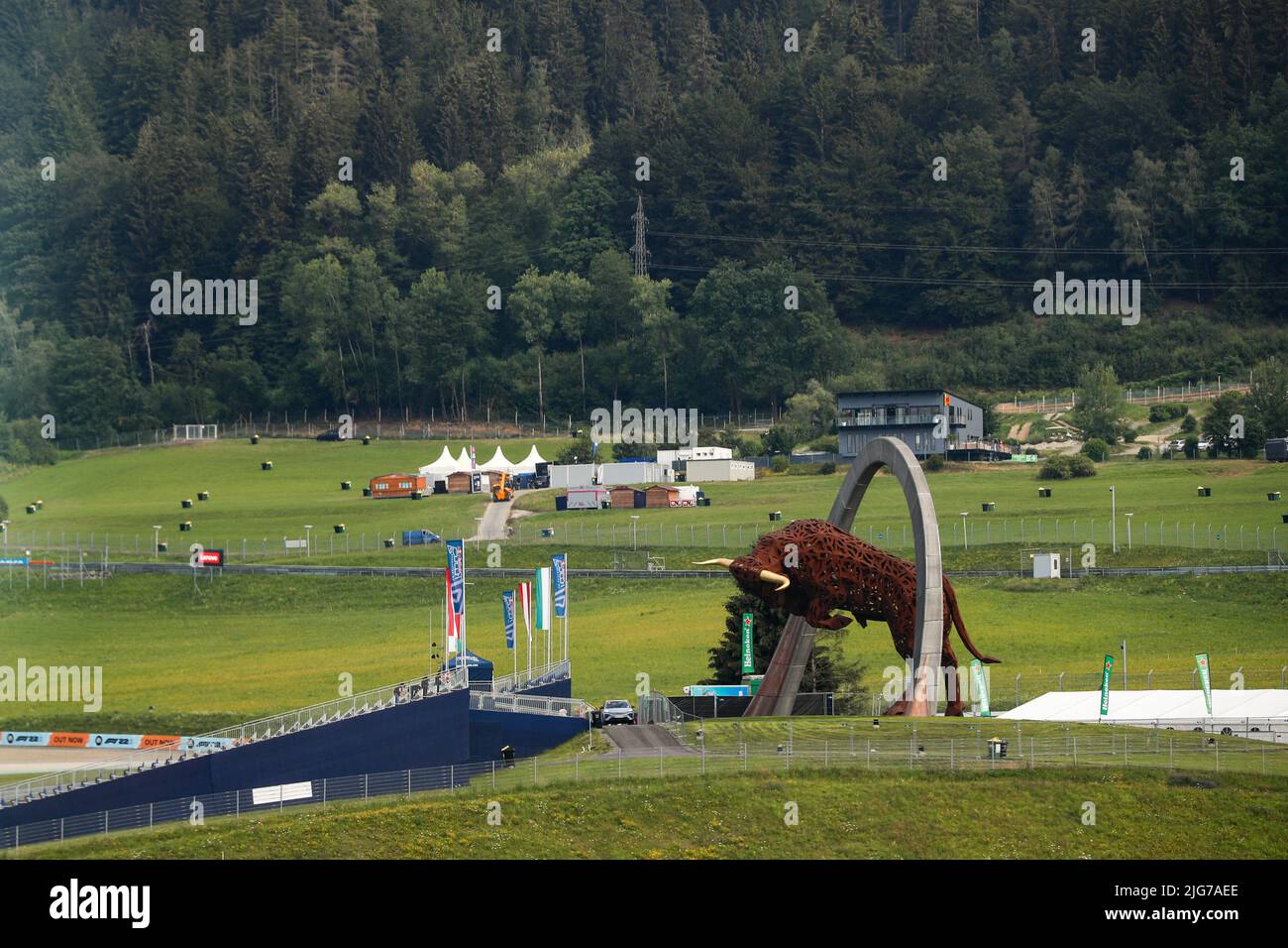 Track Impression, F1 Grand Prix of Austria beim Red Bull Ring am 7. Juli 2022 in Spielberg, Österreich. (Foto mit ZWEI HOHEN Bildern) Stockfoto