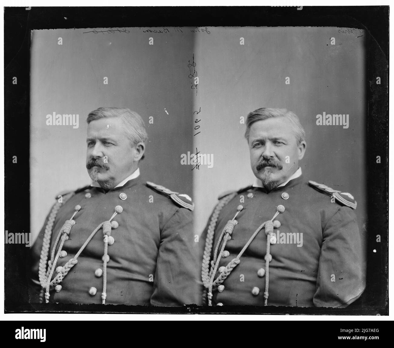 John M. Bacon, 1865-1880. Bacon, John M. U.S. N.N., zwischen 1865 und 1880. Stockfoto