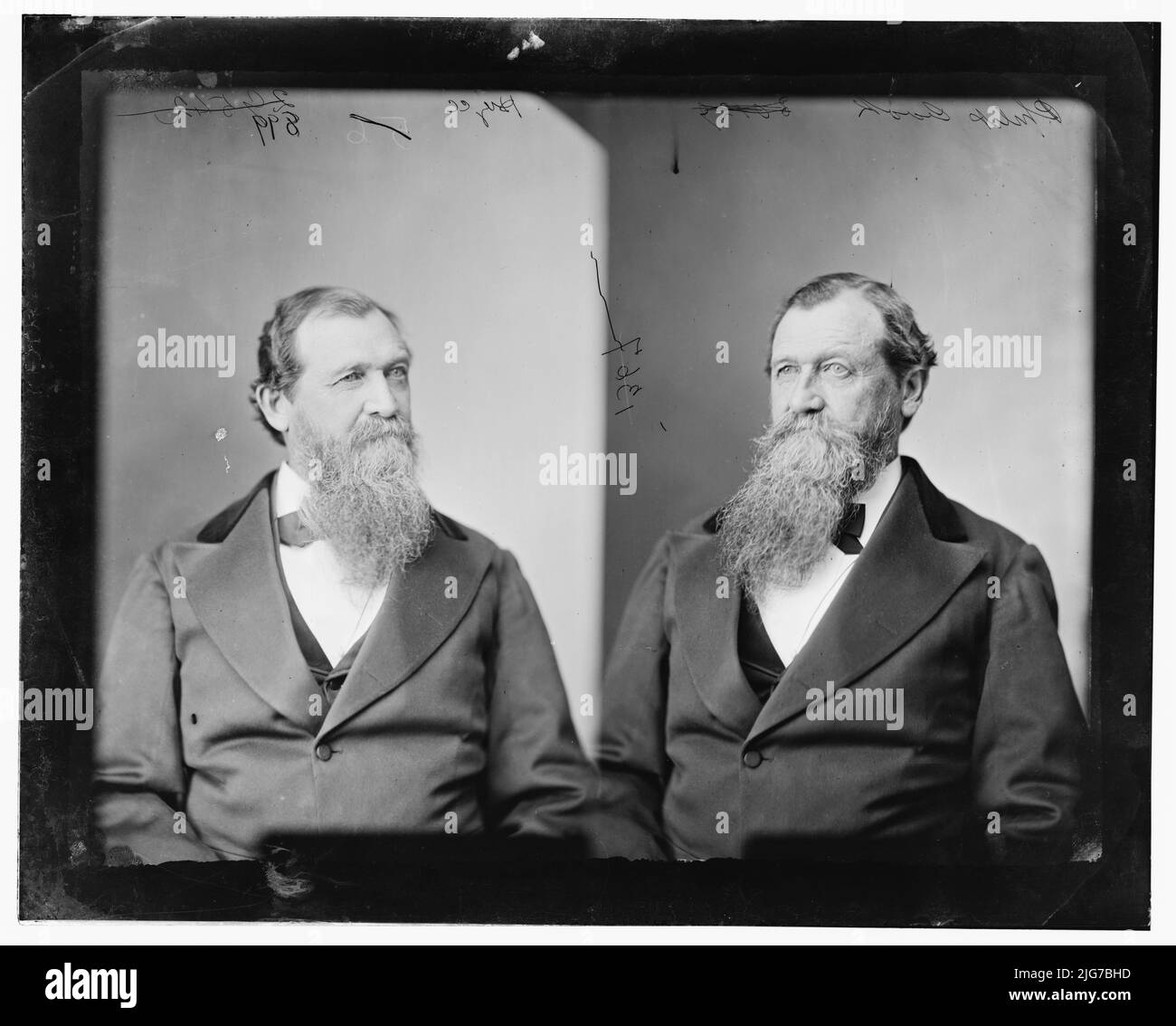 Philip Cook aus Georgien, 1865-1880. Cook, Hon. Philip von Georgien, zwischen 1865 und 1880. Eintritt in die Konföderierte Armee als Privatperson 1861; Brig. Gen. im August 1863 (Anführer in Gordons Angriff auf Fort Stedman). [Politiker, Anwalt, Soldat: General in der Armee der Konföderierten Staaten, 4. Georgia Volunteer Infantry]. Stockfoto