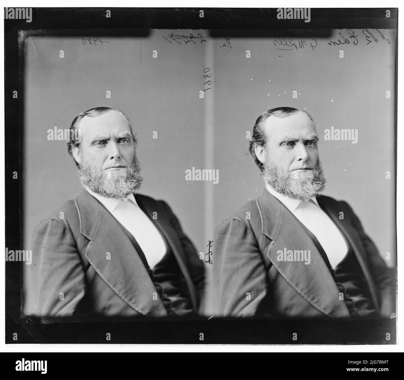 John R. Eden aus Illinois, 1865-1880. Eden, Hon. J.R. of Ill., zwischen 1865 und 1880. [Politiker und Anwalt]. Stockfoto