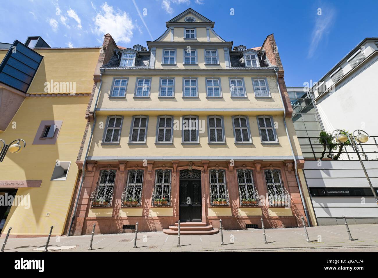 Goethe-Haus, Grosser Hirschgraben, Frankfurt am Main, Hessen, Deutschland Stockfoto