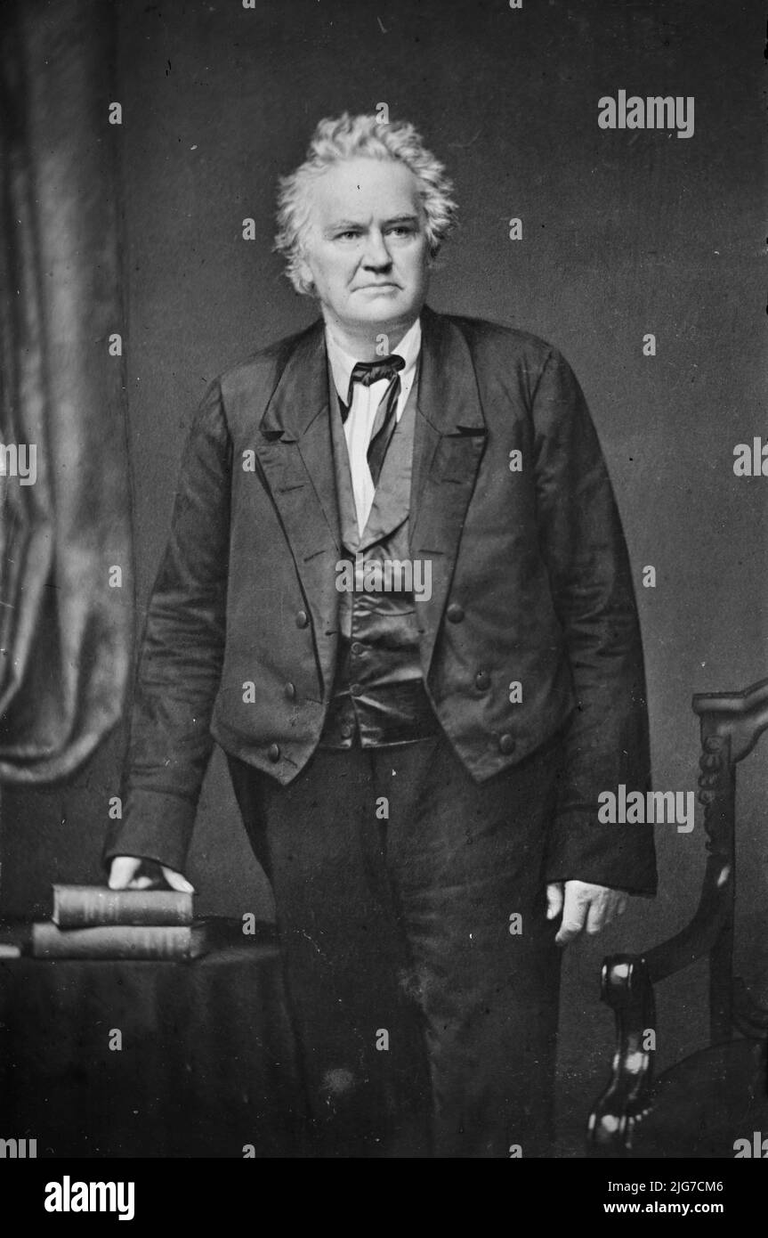 Hon. Joshua R. Giddings of Ohio, zwischen 1855 und 1865. [Anwalt, Politiker: Gegner der Sklaverei]. Stockfoto