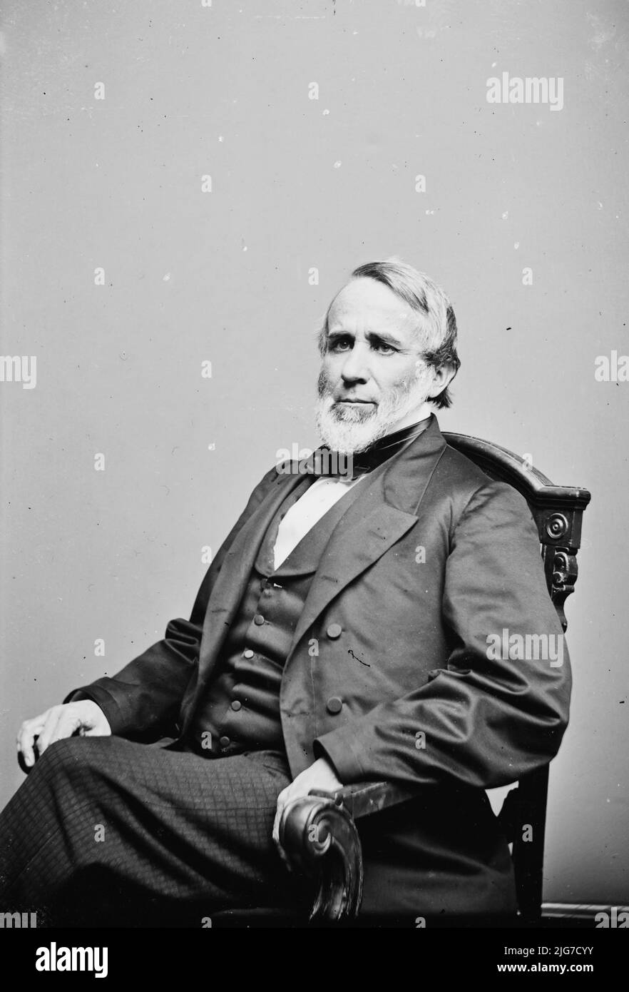 Crisfield, zwischen 1855 und 1865. [John Woodland Crisfield, Pro-Sklaverei-Politiker]. Stockfoto