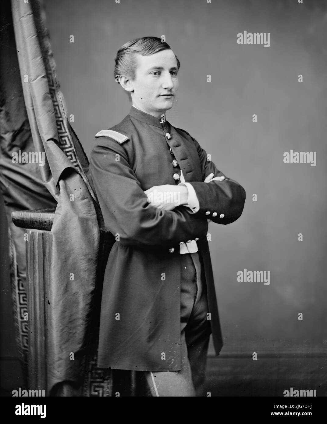 Sgt. John Clem, zwischen 1855 und 1865. [Soldat mit dem Spitznamen Johnny Shiloh (1851-1937): Schlagzeugjunge in der Union Army während des amerikanischen Bürgerkrieges]. Stockfoto