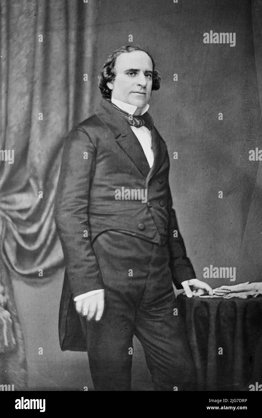 Hon. David Levy Yulee aus Florida, zwischen 1855 und 1865. [Politiker und Anwalt: Erste Person jüdischer Abstammung, die gewählt wird und als Senator der Vereinigten Staaten dient]. Stockfoto