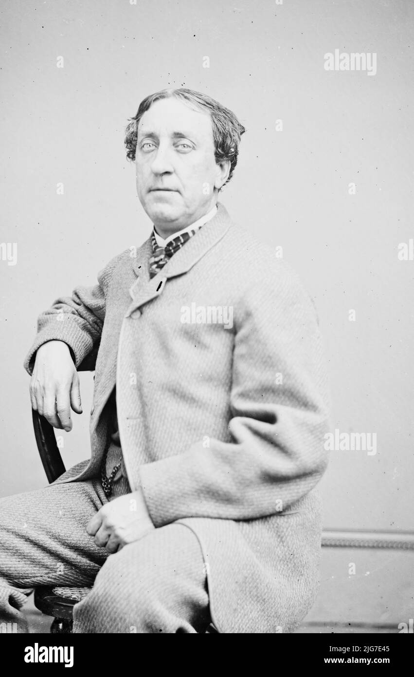 Davidge, zwischen 1855 und 1865. [Englischer Schauspieler und Komiker, der durch Amerika tourte]. Stockfoto