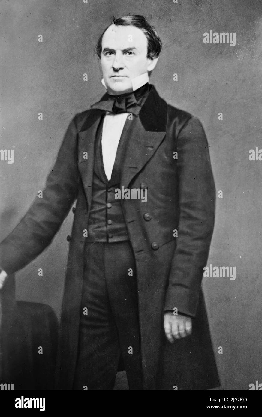 Hon. Chas. J. Faulkner, zwischen 1855 und 1865. [Politiker, Pflanzer, Sklavenhalter, Diplomat und Anwalt: Einführung eines Gesetzes, das zum Vorbild für das Gesetz über die Fugitive Sklave von 1850 wurde; Minister für Frankreich; Oberstleutnant und stellvertretender Generaladjutant in der Konföderierten Armee]. Stockfoto