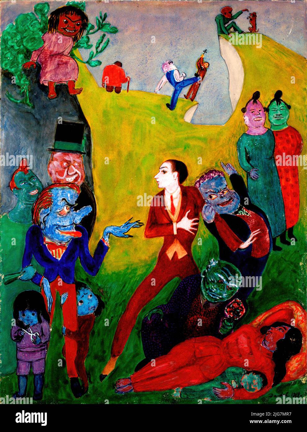 Nils Dardel - Utan Pardon - 1919 Stockfoto