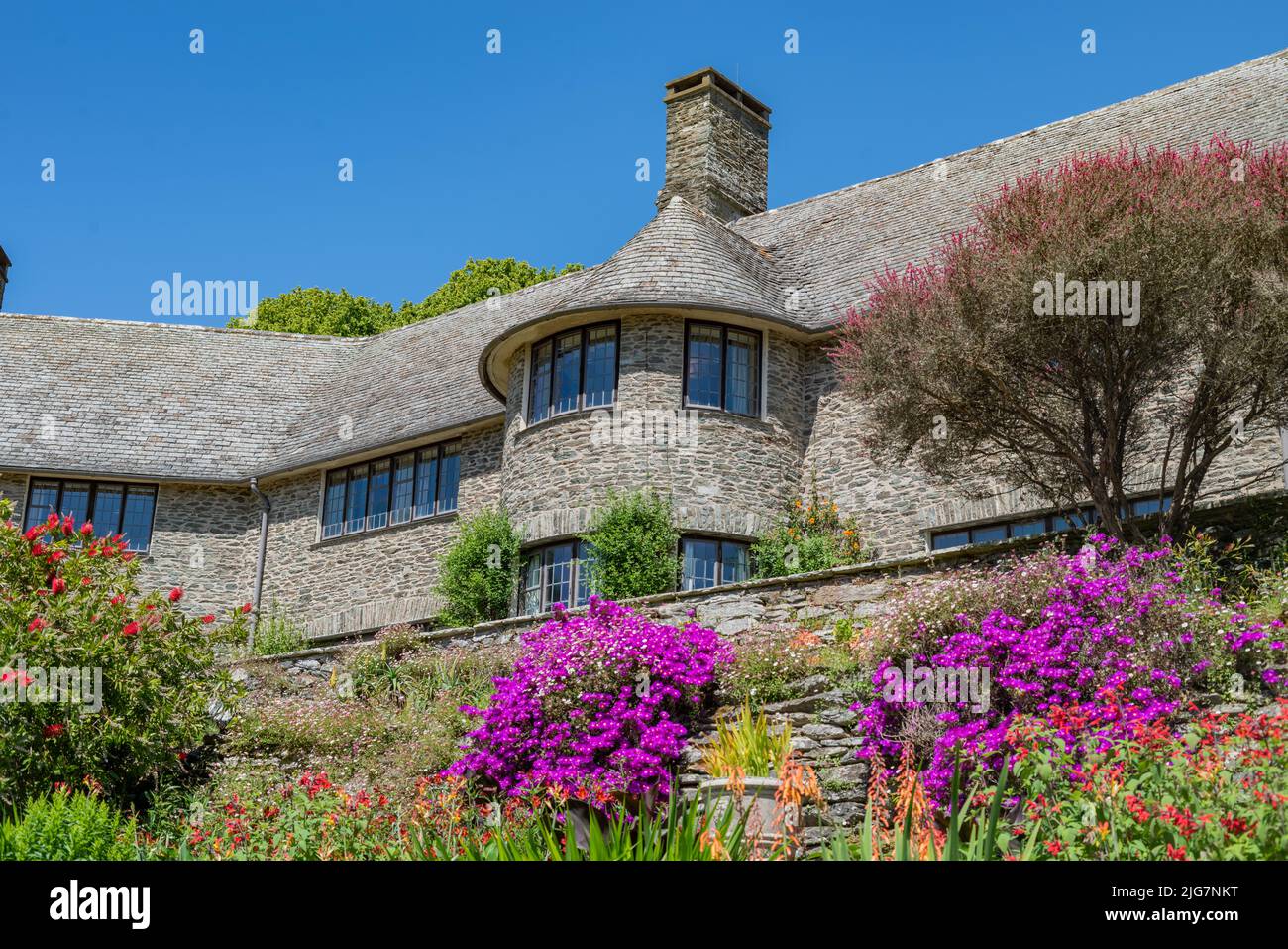 Wunderschönes Coleton Fishacre Haus Stockfoto