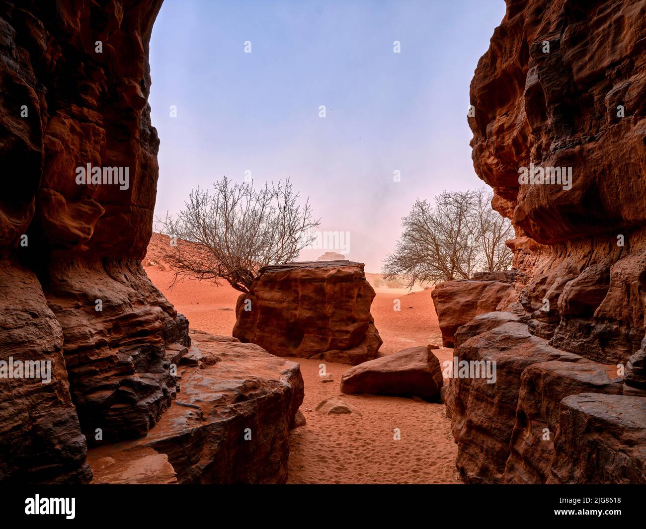 Petra, Stadt der Nabatäer, Jordanien. Stockfoto