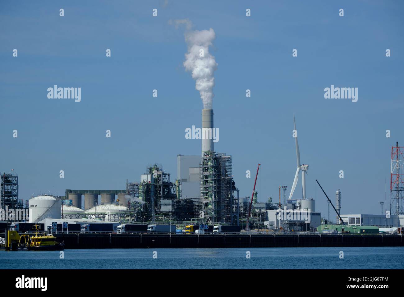 petrochemischen Industrieanlagen Stockfoto