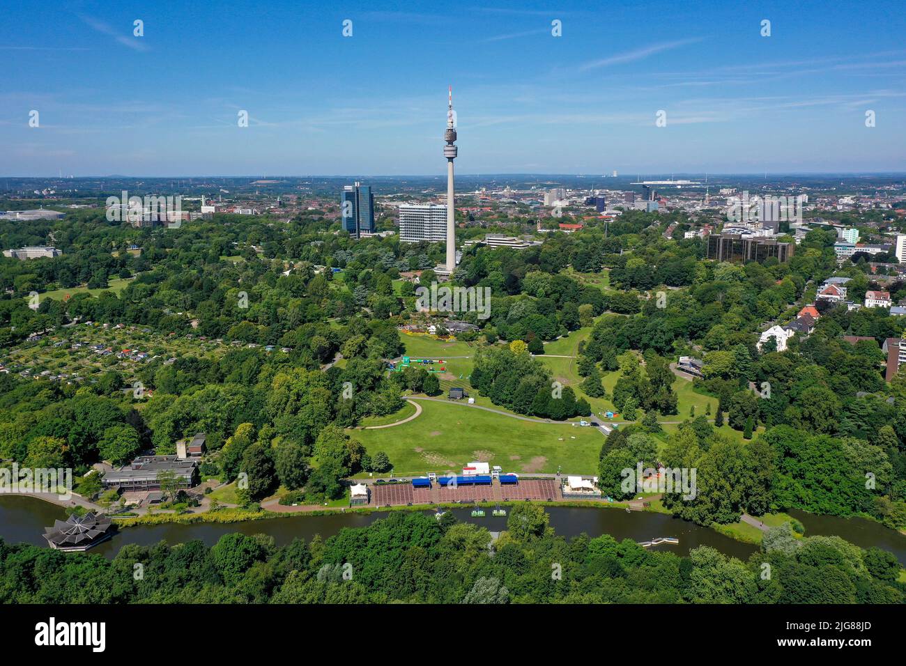 Westfalenpark, Dortmund, Nordrhein-Westfalen, Deutschland Stockfoto