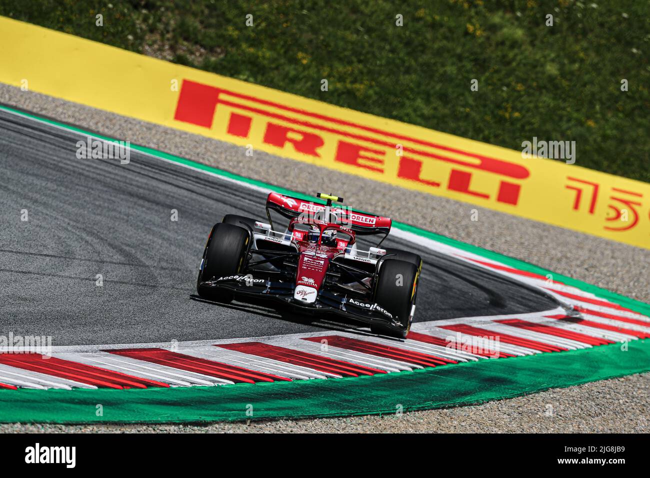 Guanyu Zhou (CIN) Alfa Romeo C42 während des Freien Trainings 1 vom F1 großer Preis von Österreich 2022 - Jul 08 2022 Stockfoto