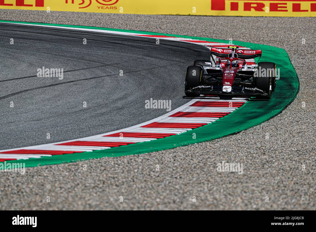 Guanyu Zhou (CIN) Alfa Romeo C42 während des Freien Trainings 1 vom F1 großer Preis von Österreich 2022 - Jul 08 2022 Stockfoto