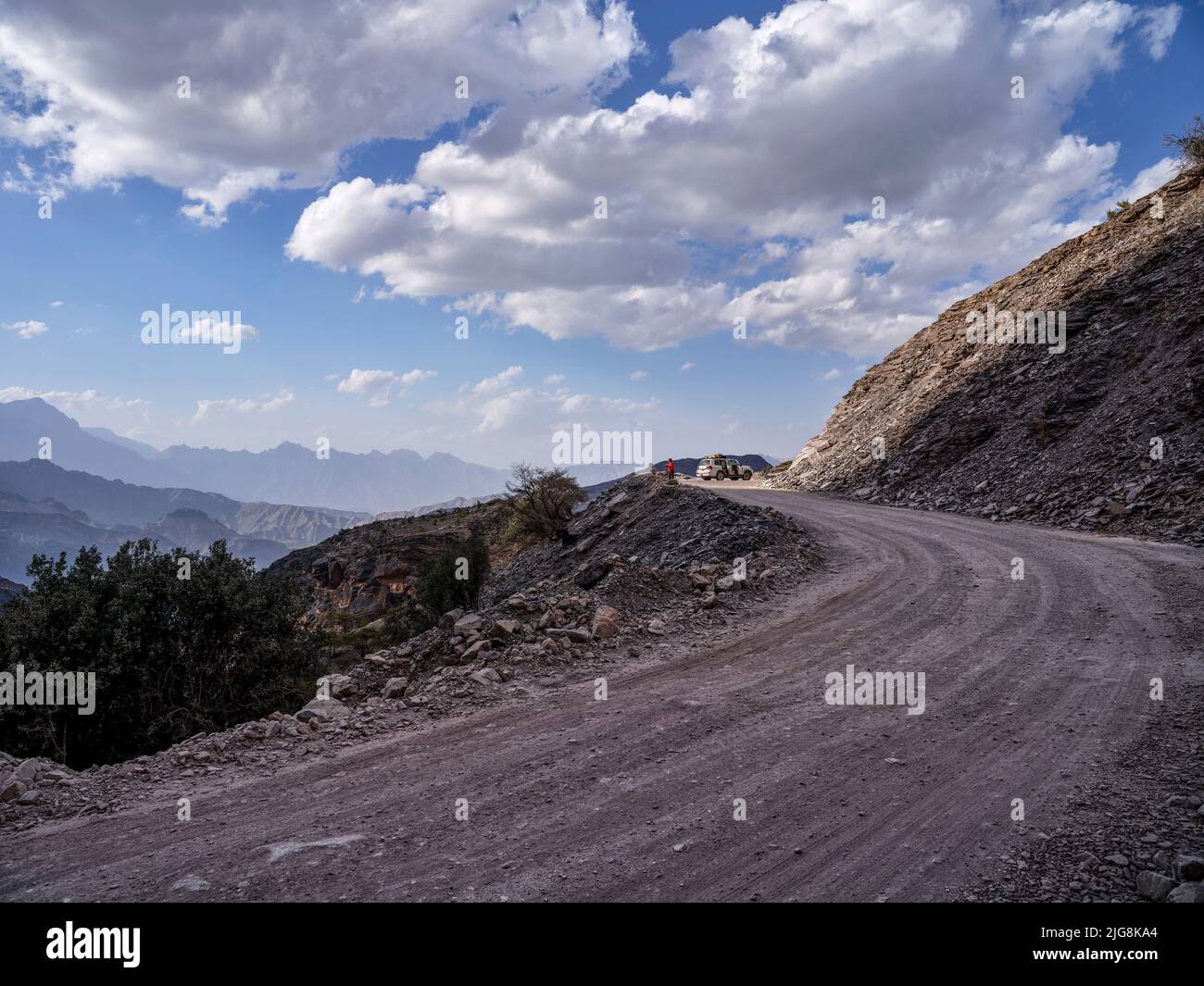 Snake Canyon in den Bergen des Gebirges der Ijjar, Oman. Stockfoto