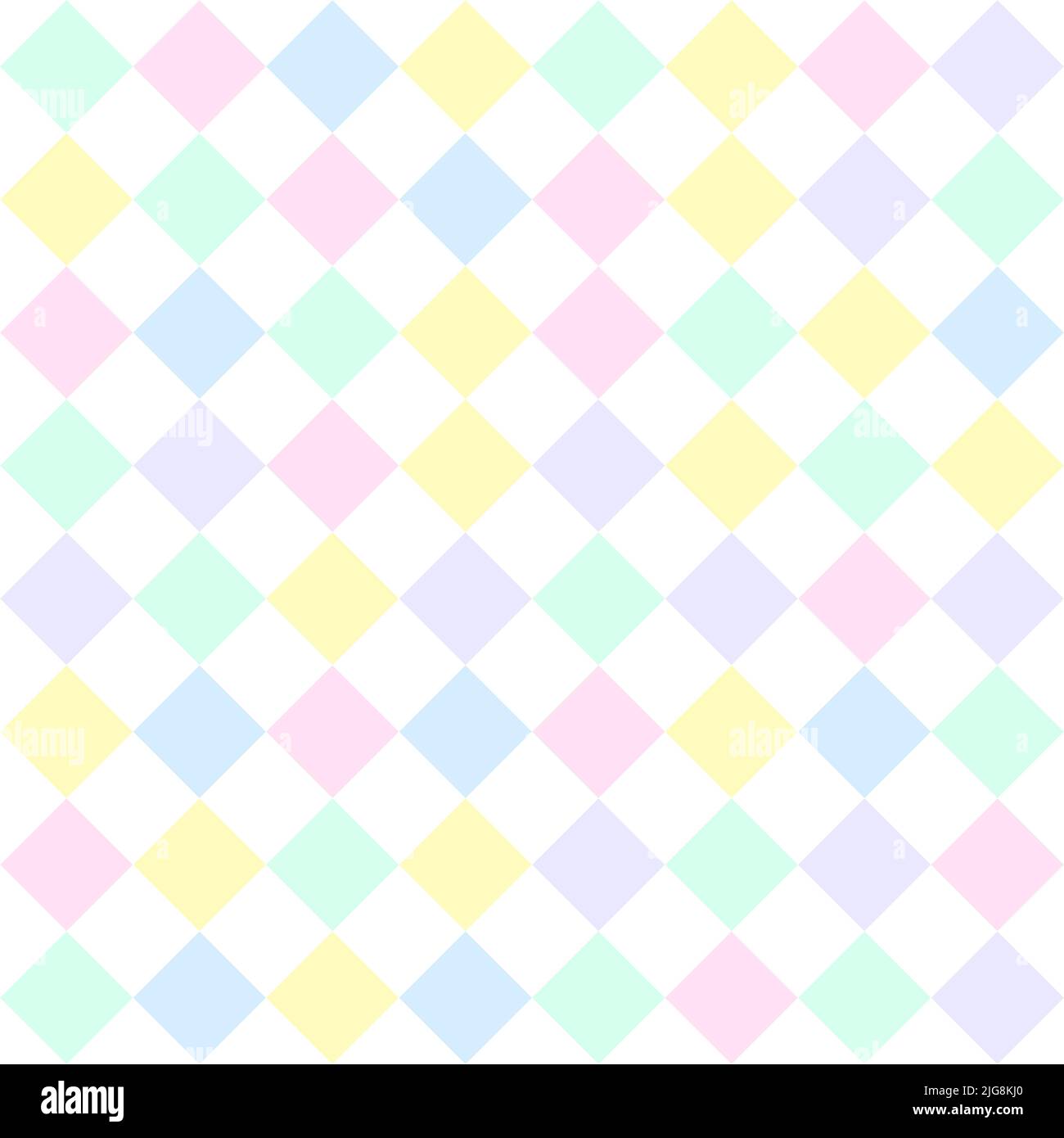 Argyle farbenfrohes Muster nahtloser Hintergrund. Vektorgrafik. Stock Vektor