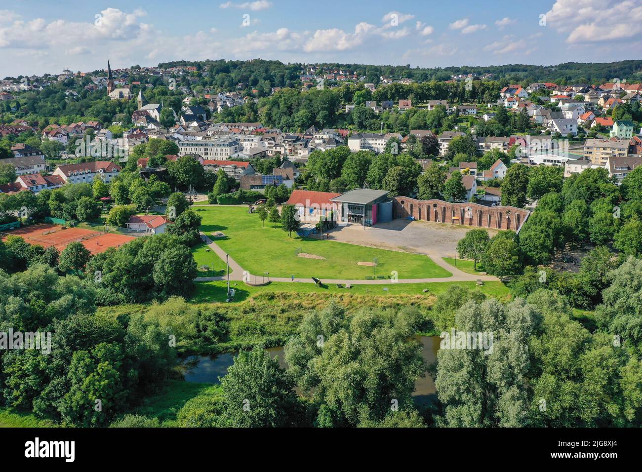 Ruhrlandschaft, Froendenberg, Nordrhein-Westfalen, Deutschland Stockfoto