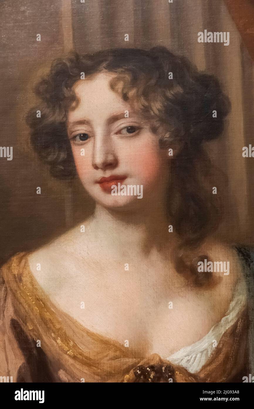 Porträt von Elizabeth Gräfin von Kildare von Peter Lely datiert 1679 Stockfoto