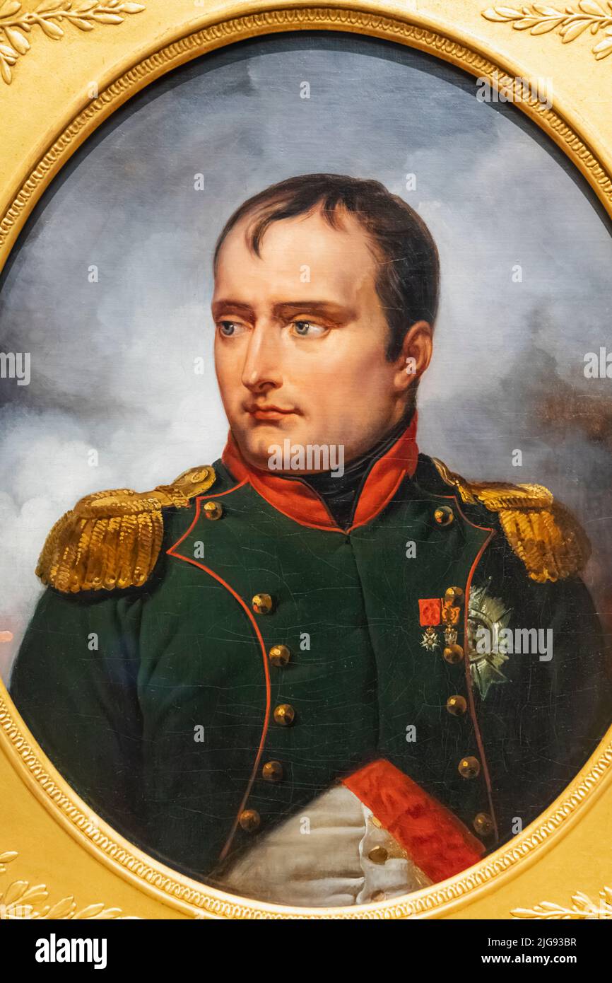 Gemälde mit dem Titel „Porträt des Imperators Napoleon I.“ von Horace Vernet datiert 1815 Stockfoto