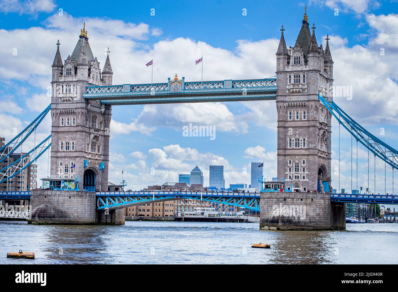 Die London Tower Bridge Stockfoto