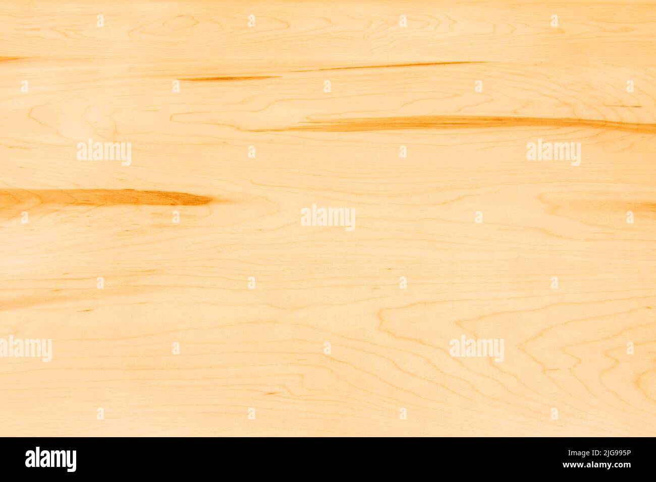 Helle Holzoberfläche mit Streifen und Ringen. vektor Holz Hintergrundstruktur Stockfoto