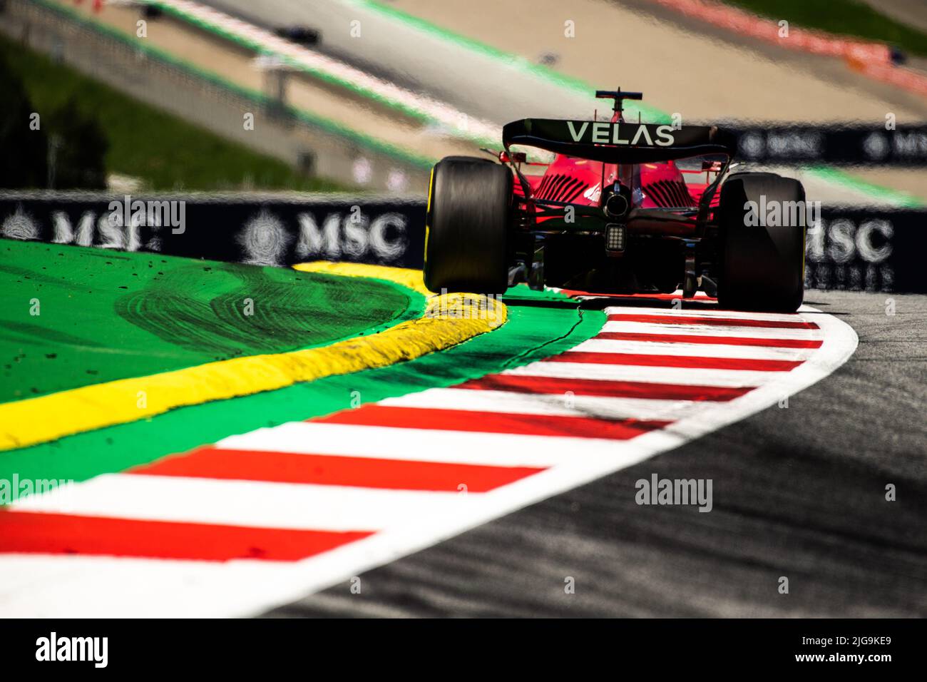 Spielberg, Österreich, 08.. Juli 2022, Charles Leclerc aus Monaco tritt für die Scuderia Ferrari an. Qualifying, Runde 11 der Formel-1-Meisterschaft 2022 Stockfoto