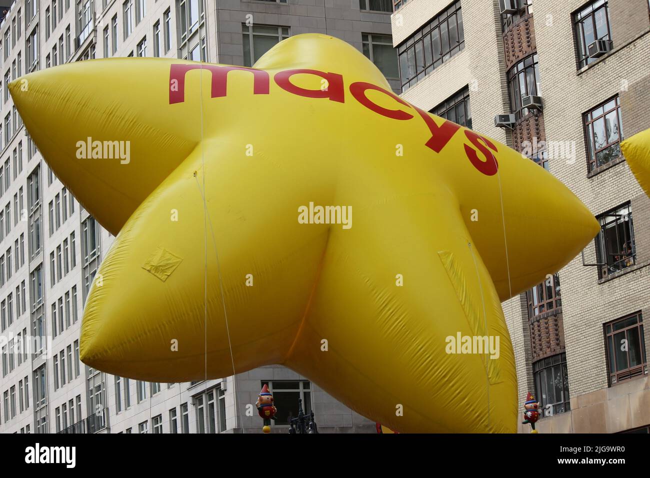 Ballons der Macy's Thanksgiving Day Parade, NYC, USA Stockfoto
