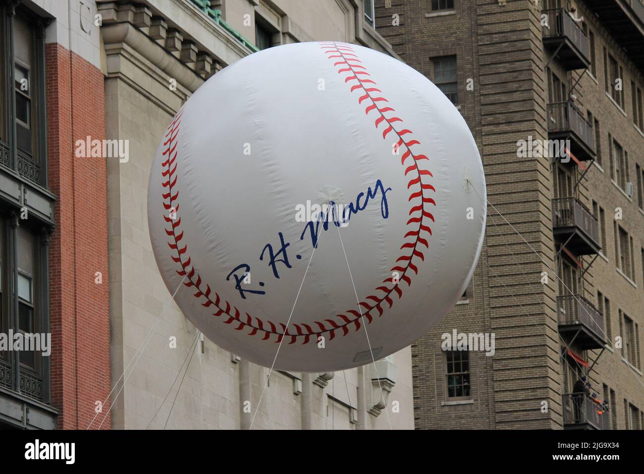 Ballons der Macy's Thanksgiving Day Parade, NYC, USA Stockfoto