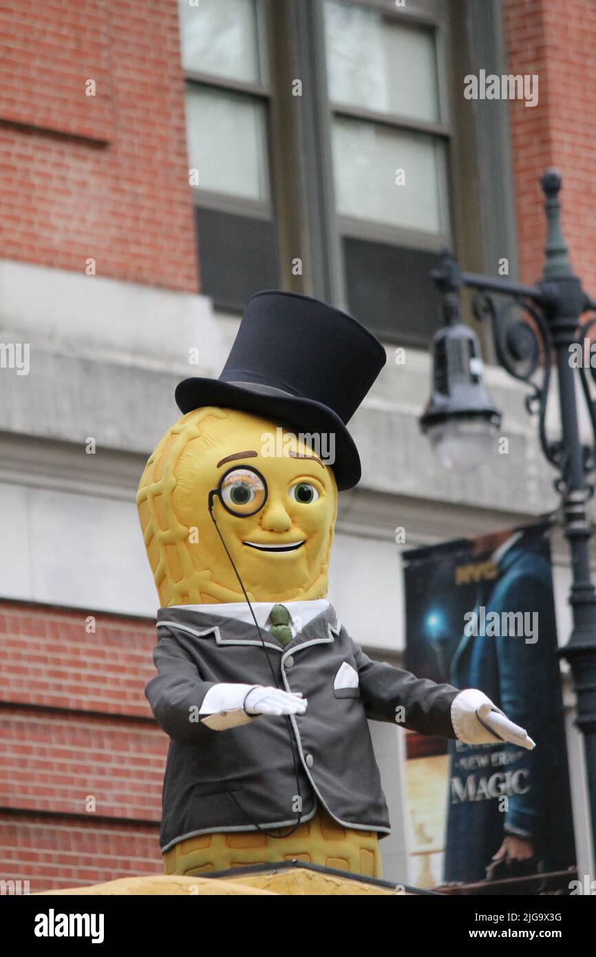 Ballons der Macy's Thanksgiving Day Parade, NYC, USA Stockfoto