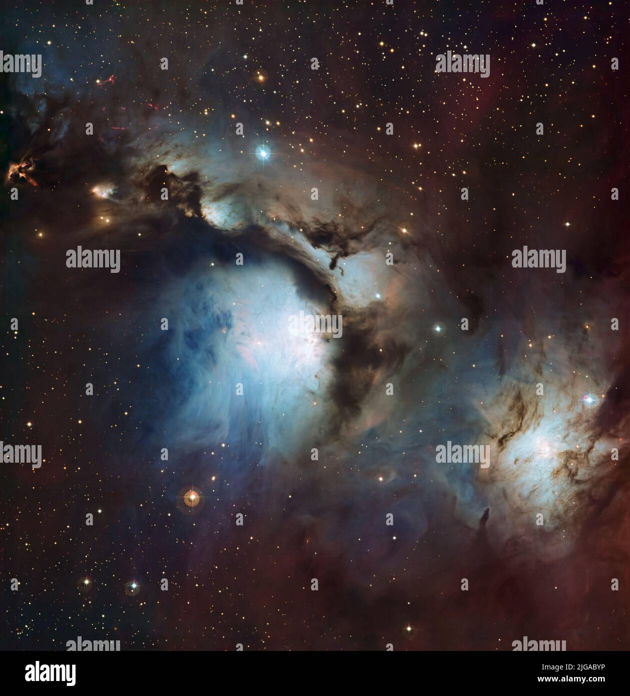 M78 Nebel NGC 2068 im Sternbild Orion. Elemente dieses Bildes wurden von der NASA eingerichtet Stockfoto
