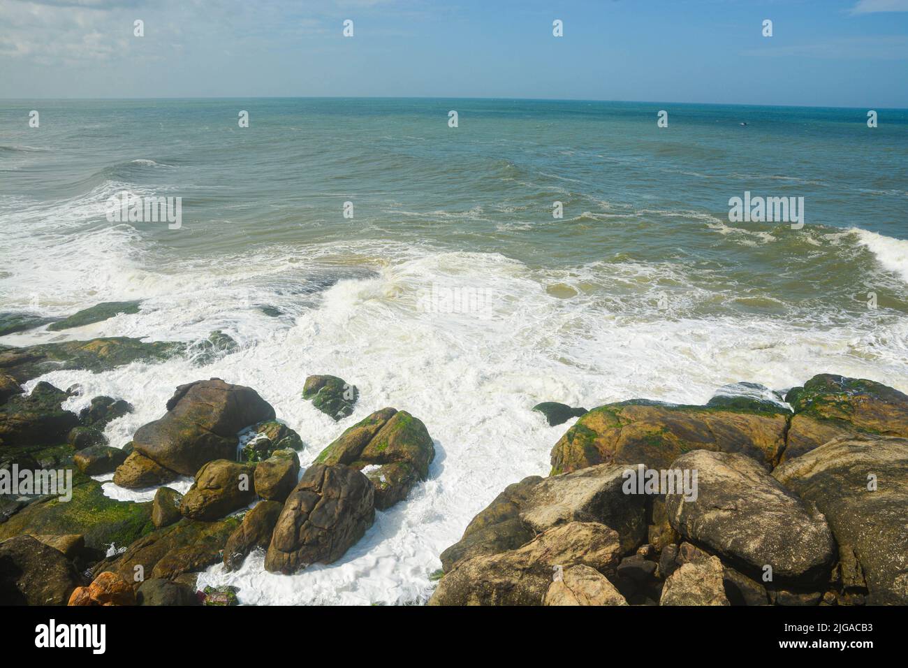 Kovalam Strand in der Nähe von Trivandrum, Kerala, Indien Stockfoto